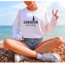 Load image into Gallery viewer, Canadian Strong {tree}- Unisex Crewneck