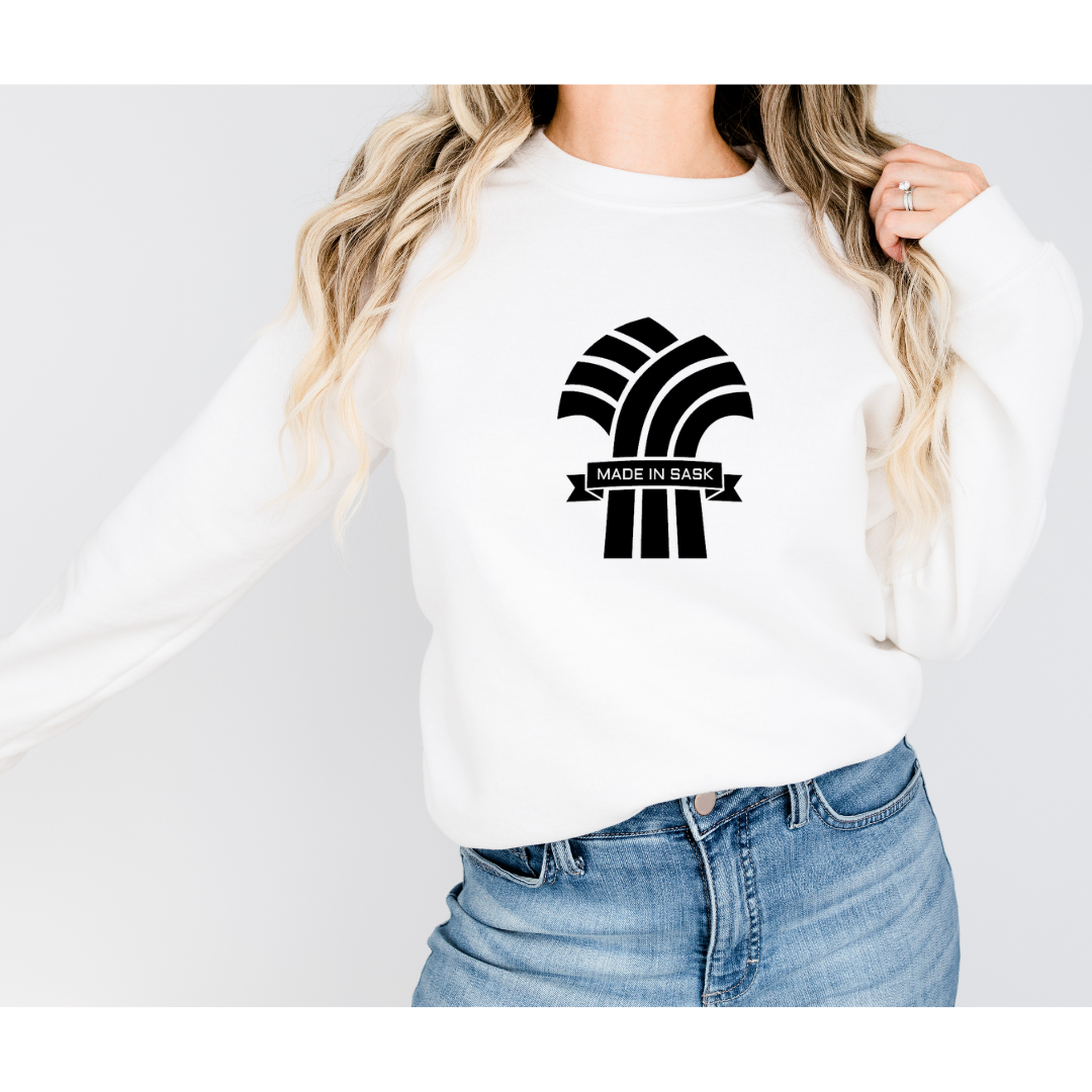 Made in Sask {Wheat} - Unisex Crewneck