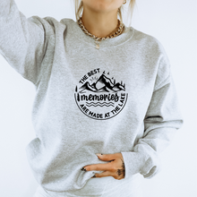 Load image into Gallery viewer, The best memories are made at the lake - Unisex Crewneck