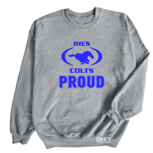 Load image into Gallery viewer, IHES - Colts Proud Adult Crewneck