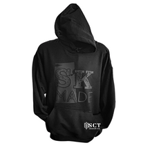 Load image into Gallery viewer, SK Made ~ Black on Black - Unisex Hoodie