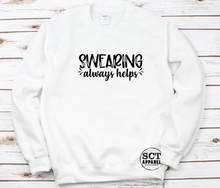 Load image into Gallery viewer, Swearing Always Helps - Unisex crewneck sweater