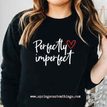 Load image into Gallery viewer, Perfectly Imperfect {heart} - Unisex crewneck sweater