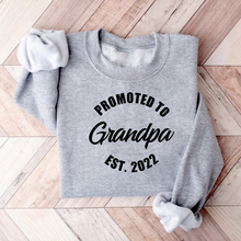 Load image into Gallery viewer, Promoted to Grandpa - Unisex Crewneck Sweater