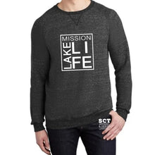 Load image into Gallery viewer, Mission Lake Life {box design} - Vintage - Unisex Crewneck