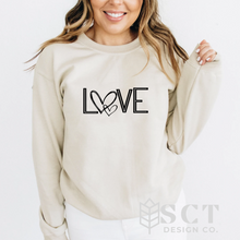 Load image into Gallery viewer, L💕VE {love} - Unisex Crewneck Sweater