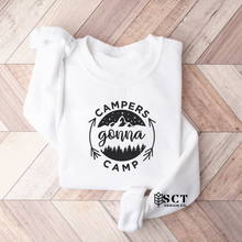 Load image into Gallery viewer, Campers Gonna Camp - Unisex Crewneck