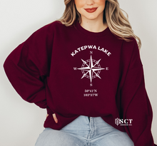 Load image into Gallery viewer, Katepwa Lake {compass} - Unisex Crewneck