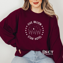 Load image into Gallery viewer, Five billion star hotel - Unisex Crewneck
