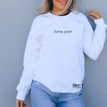 Load image into Gallery viewer, horse poor - Unisex Crewneck