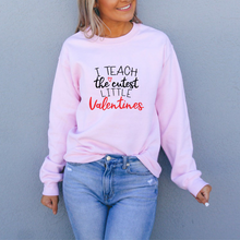 Load image into Gallery viewer, I teach the cutest little valentines - Unisex Crewneck Sweater