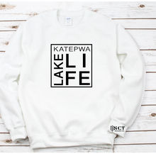 Load image into Gallery viewer, Katepwa Lake Life {box} - YOUTH Crewneck
