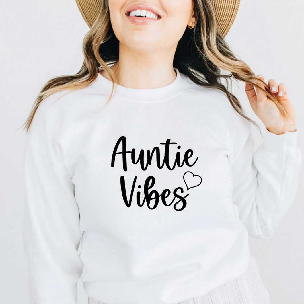 Auntie Vibes -  Unisex Crewneck Sweater