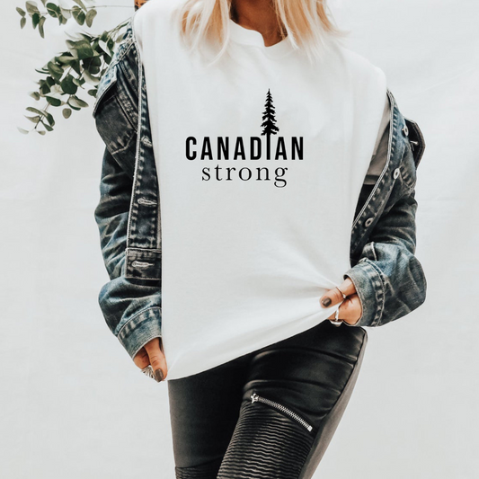 Canadian Strong [tree] - Unisex Tee