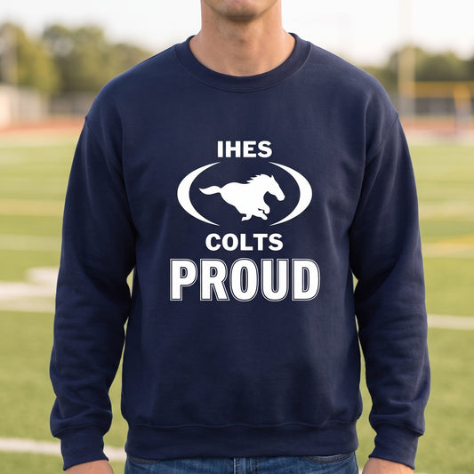 IHES - Colts Proud Adult Crewneck