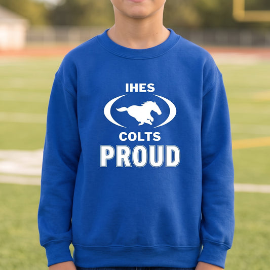 IHES - Colts Proud Youth Crewneck