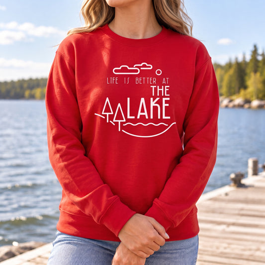 Life is better at Katepwa Lake {mod} - Unisex Hoodie