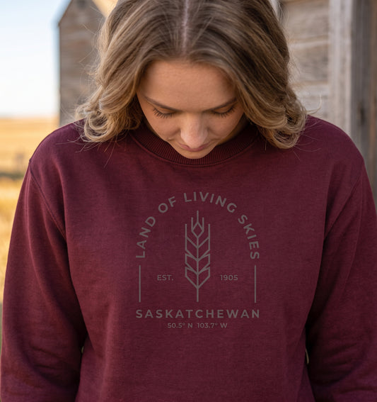 Land of Living Skies [GPS] - Unisex Crewneck