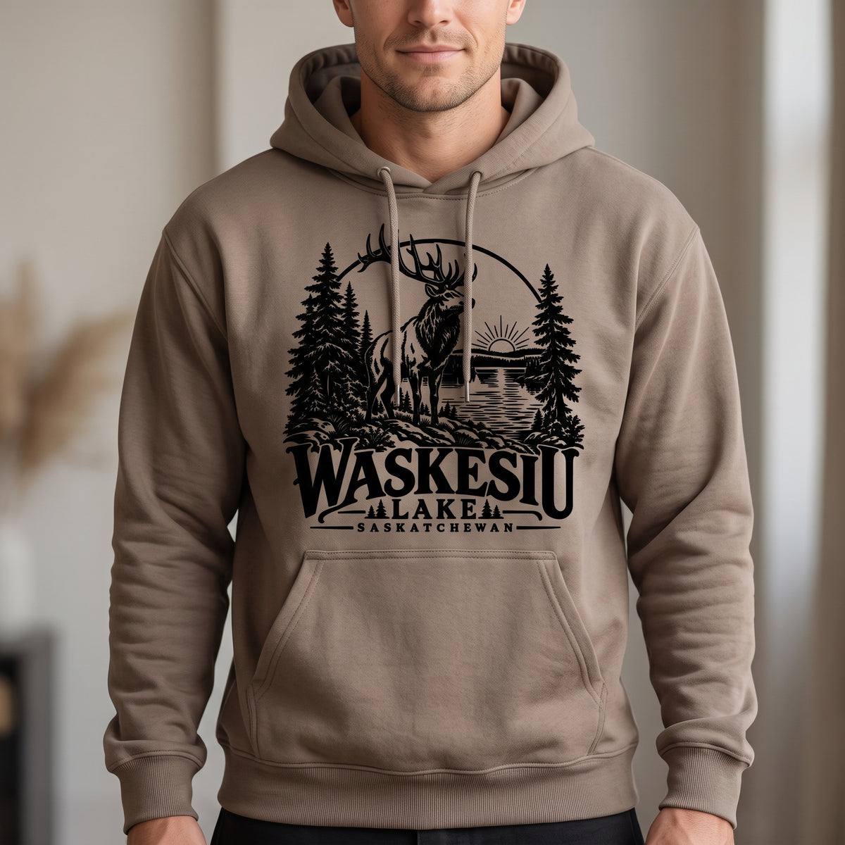 Waskesiu Lake Life [Elk] - Unisex Hoodie
