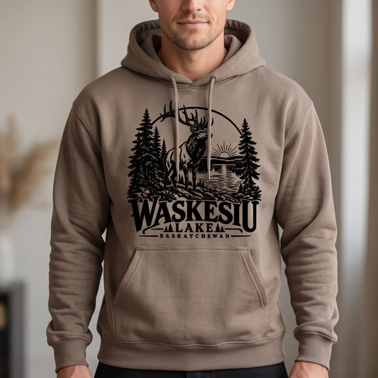 Waskesiu Lake Life [Elk] - Unisex Hoodie