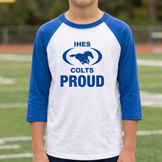 IHES - Colts Proud Youth Baseball Shirt