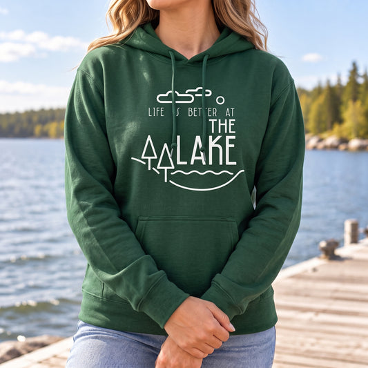 Life is better at the Lake - Unisex Hoodie