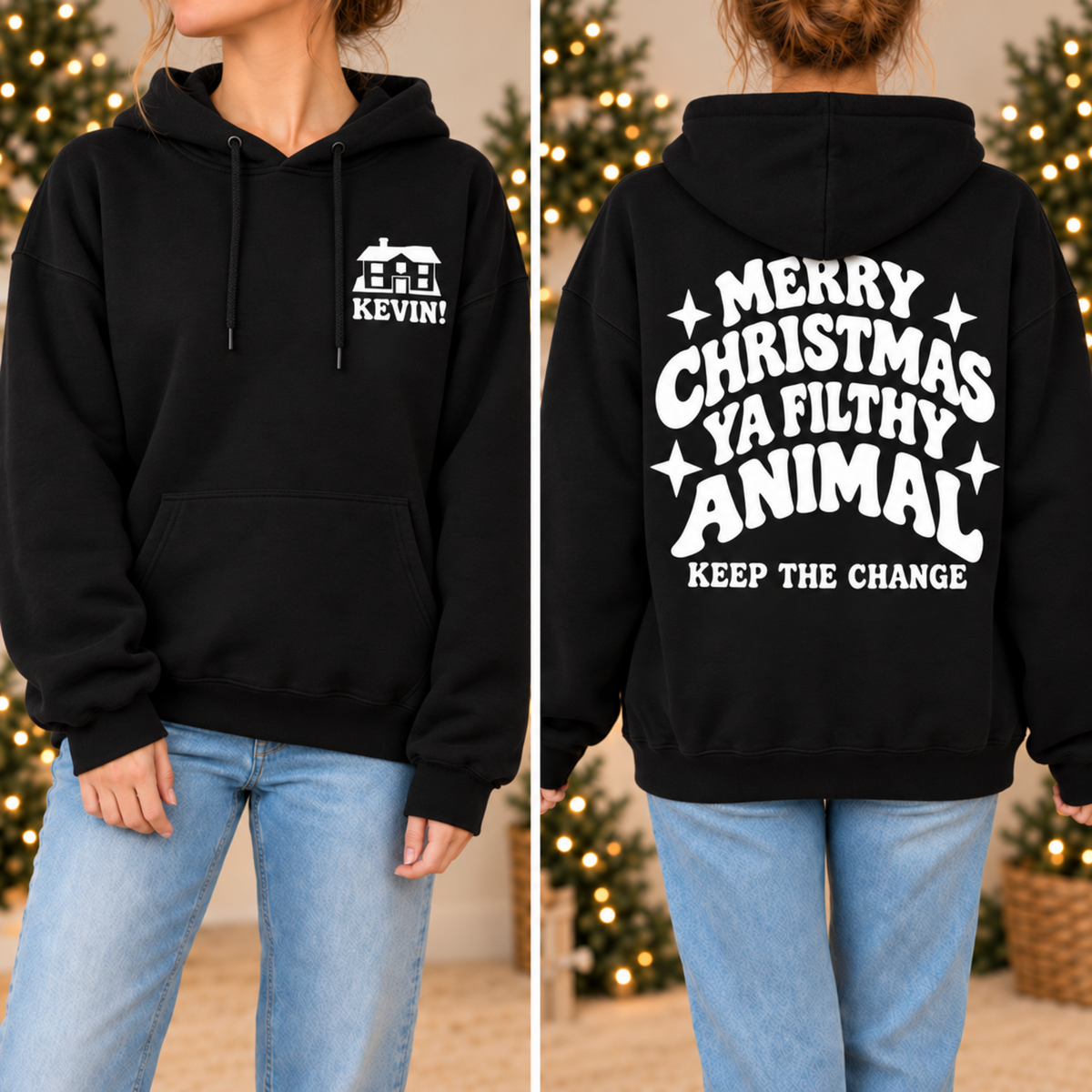 Merry Christmas Ya Filthy Animal [Home Alone] - Unisex Hoodie