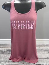 Load image into Gallery viewer, Summer Vibes - Ladies Flowy Tank
