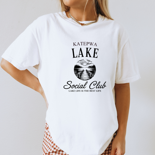 Katepwa (or YOUR Lake) Lake Social Club - Unisex Tee