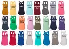 Load image into Gallery viewer, Pasqua Lake life is better here - Ladies Racerback Tank
