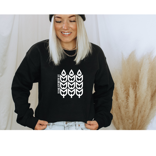 Saskatchewan 3 Wheat - Unisex Crewneck