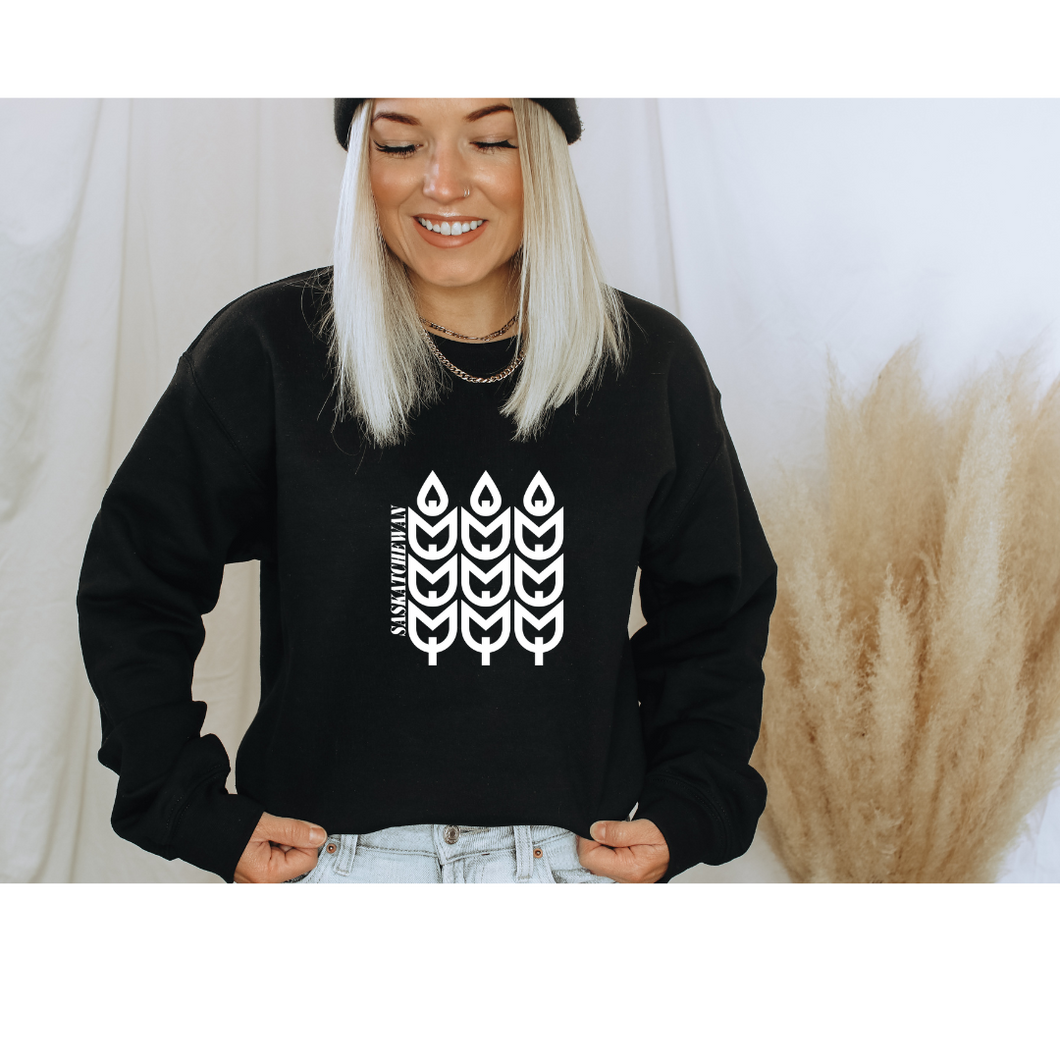 Saskatchewan 3 Wheat - Unisex Crewneck