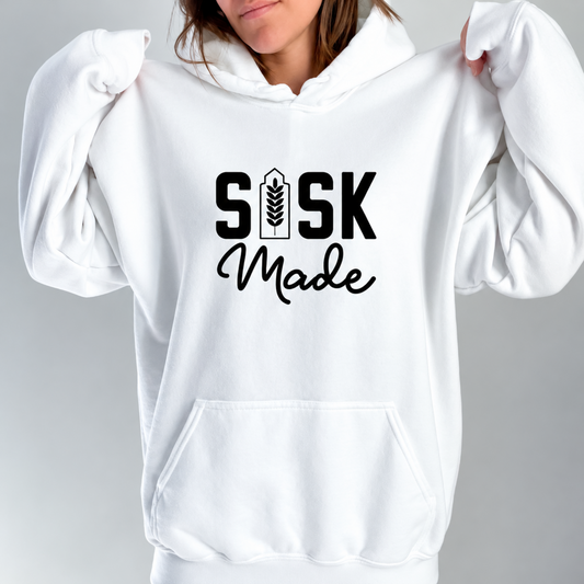 Sask Made {grain elevator} - Unisex hoodie
