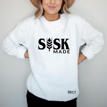 Load image into Gallery viewer, Sask Made {wheat} - Unisex Crewneck
