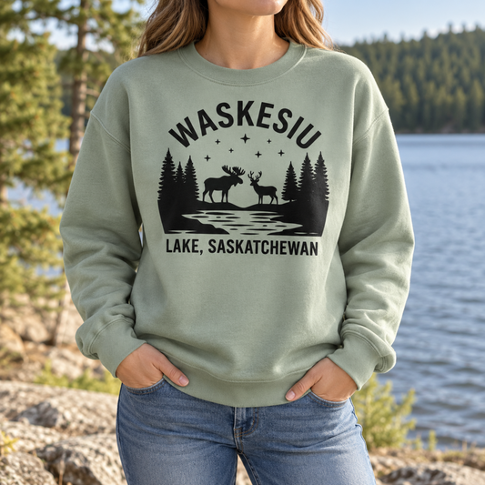 Waskesiu Lake Life [starry]- Unisex Crewneck