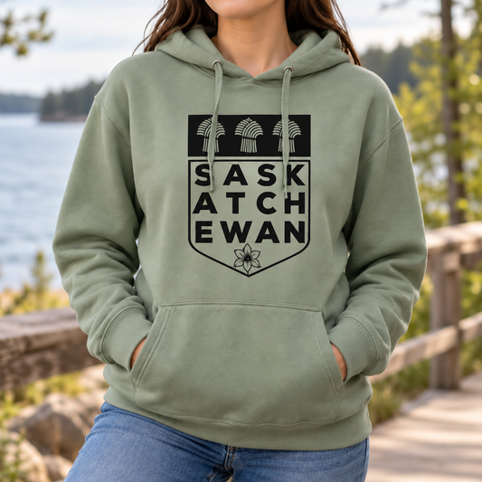 Saskatchewan {highway sign} - Unisex Hoodie