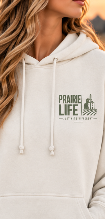 Prairie Life just hits different [min]- Unisex Hoodie