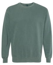 Load image into Gallery viewer, Small Blue Spruce (Comfort Colors Brand) Unisex Crewneck Sweater