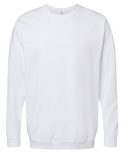 Load image into Gallery viewer, Small White Unisex Crewneck Sweater