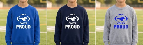 IHES - Colts Proud Youth Crewneck
