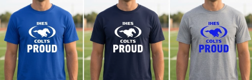 IHES - Colts Proud Adult Tee