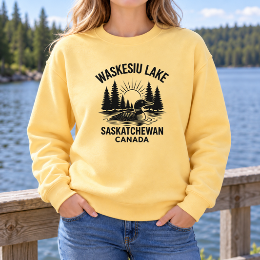 Waskesiu Lake Life [mallard]- Unisex Crewneck