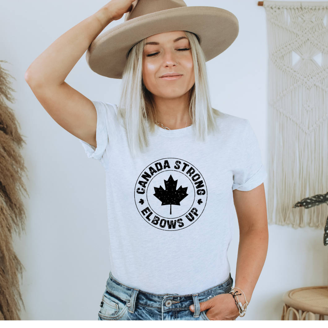 Canada Strong Elbows Up - Unisex Tee