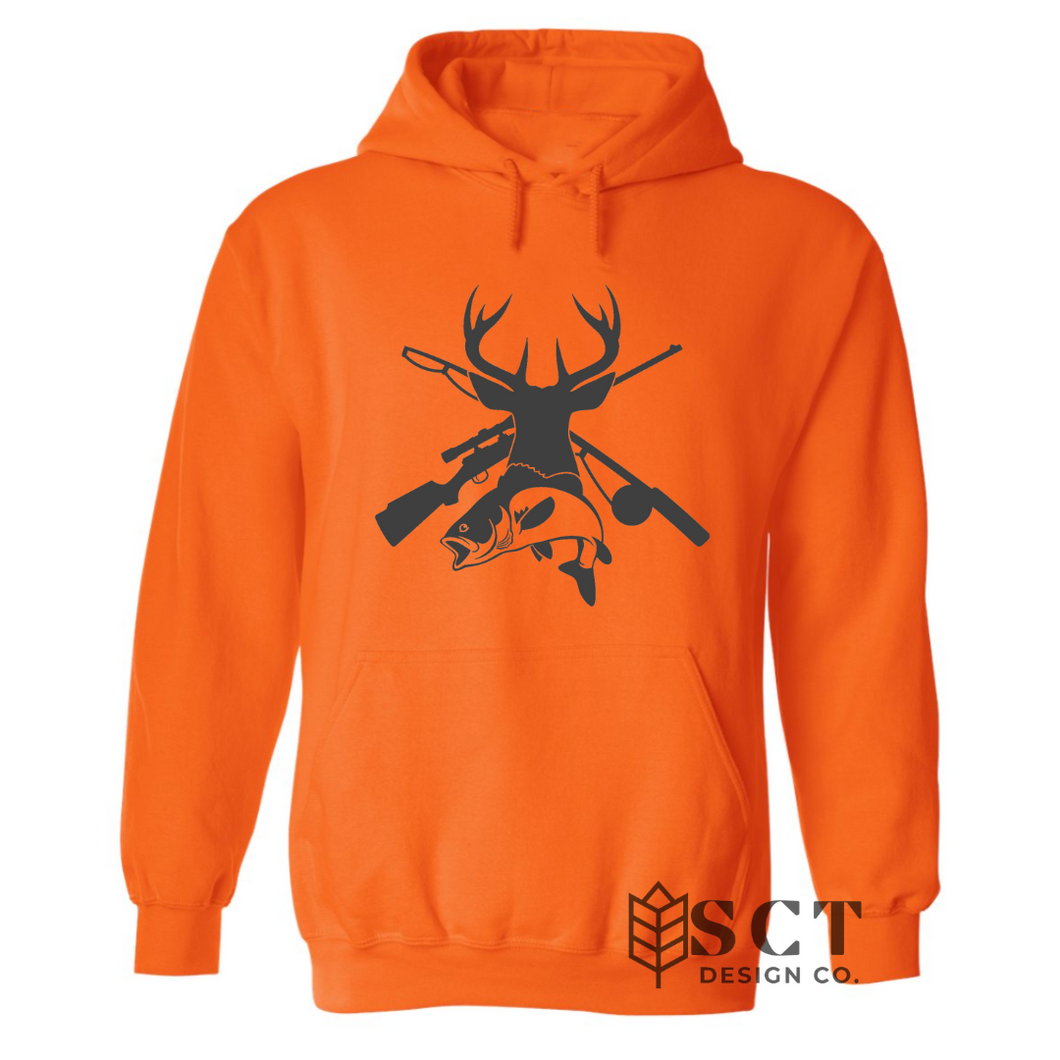 Deer Fish Hunting - Unisex hoodie