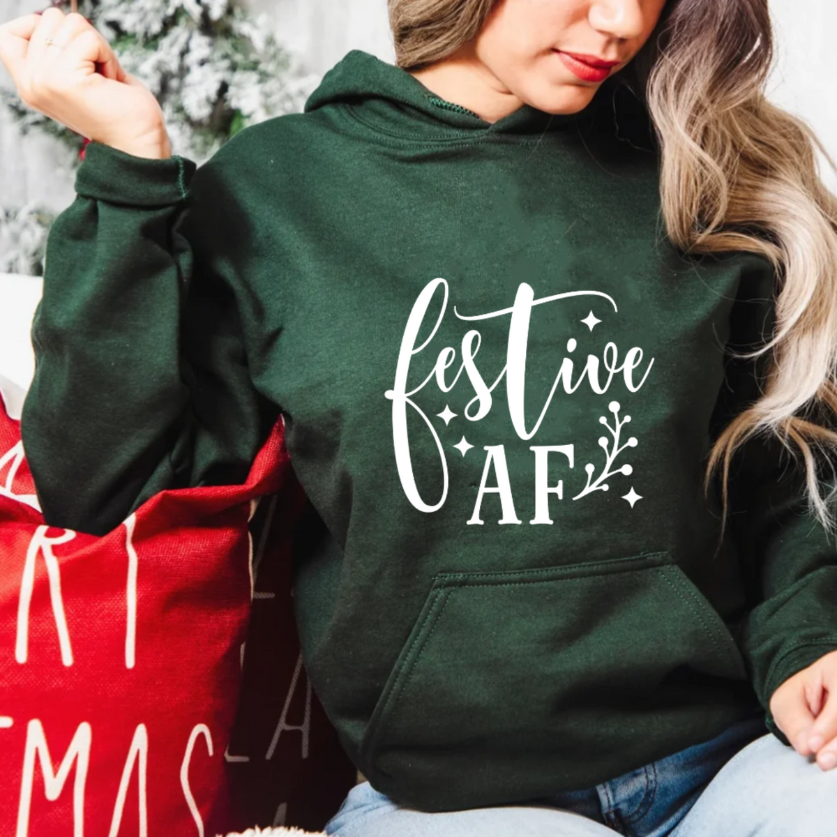 Festive AF - Unisex Hoodie