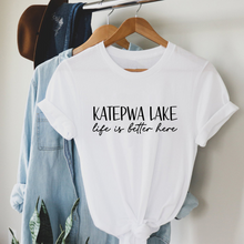 Load image into Gallery viewer, Katepwa Lake life is better here - Unisex Tri-blend Tee
