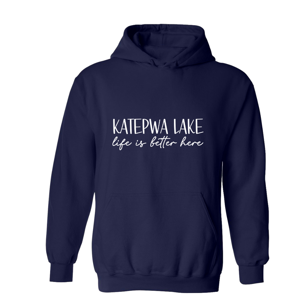 Katepwa Lake life is better here - Youth Hoodie