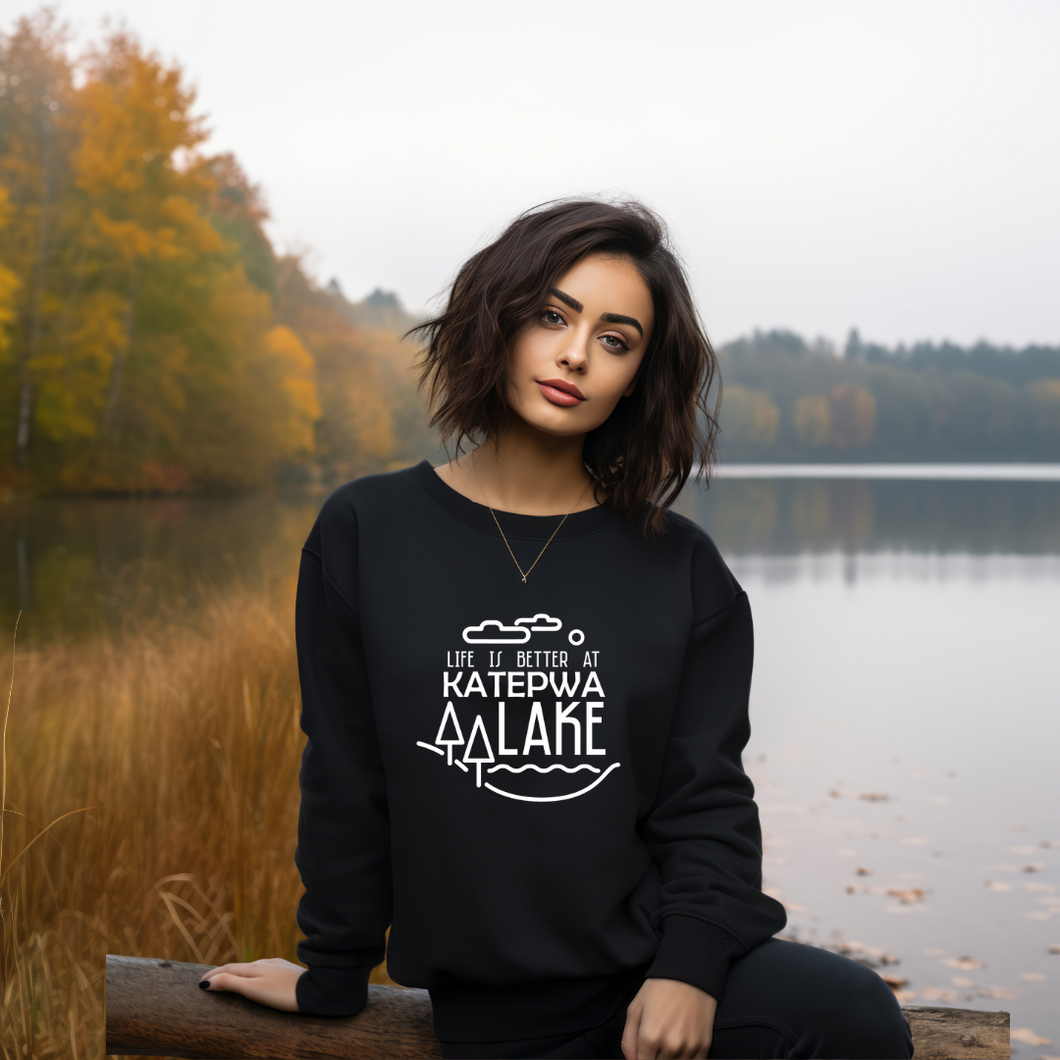 Life is better at Katepwa Lake {mod} - Unisex Crewneck