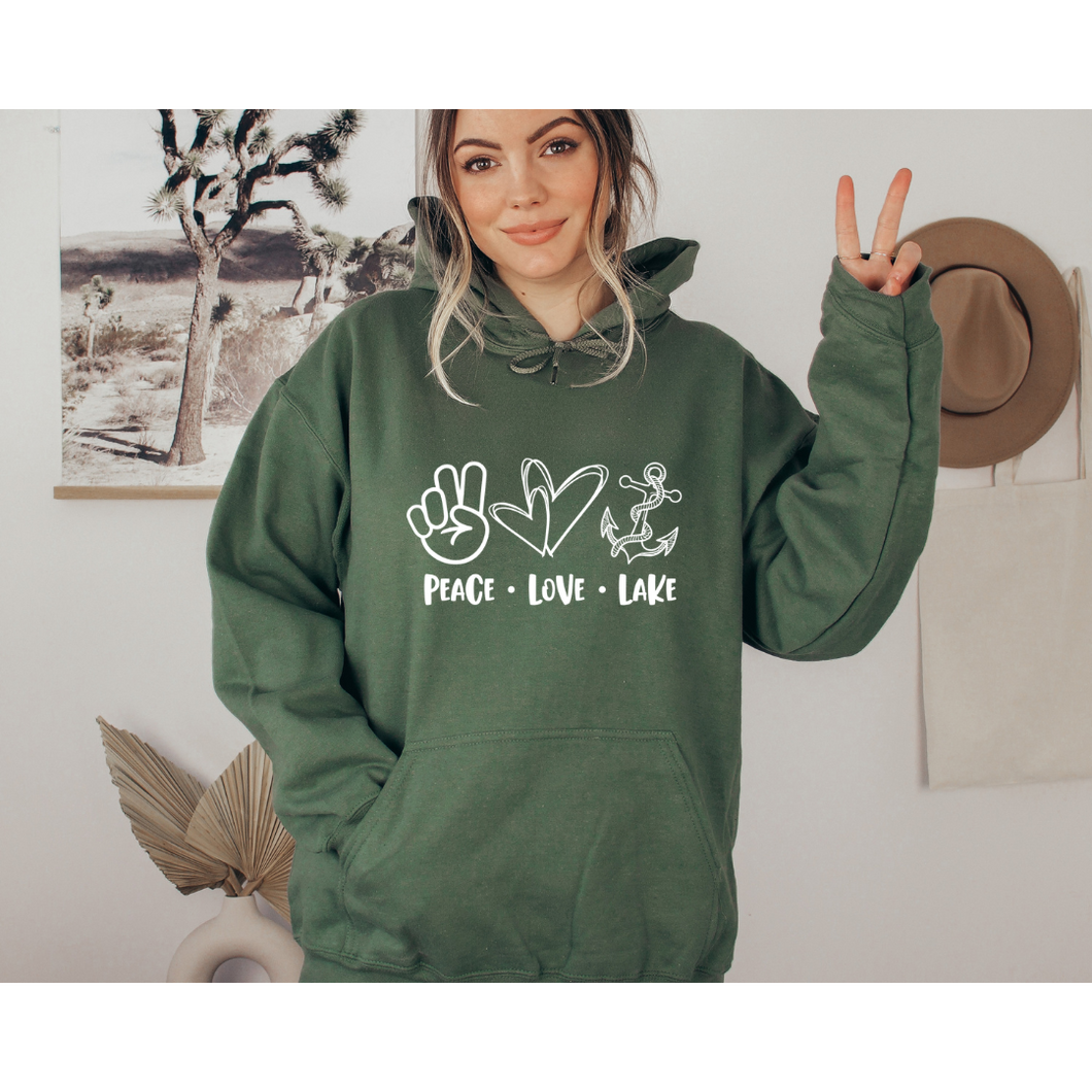 Peace Love Lake - Unisex hoodie
