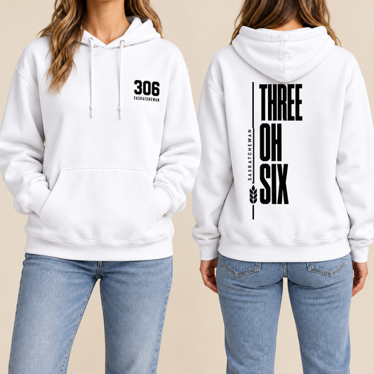 306 Three Oh Six [wheat line]- Unisex Hoodie